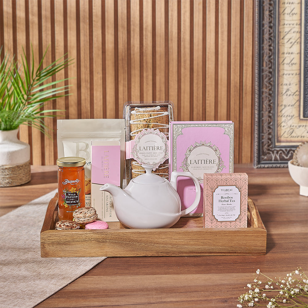 The Cookies & Tea Gift Set is a truly lovely gift for any occasion, Canada delivery