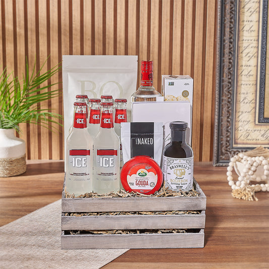 Elevate your party with our Chocolate & Cheese Celebration Gift Set, Canada delivery