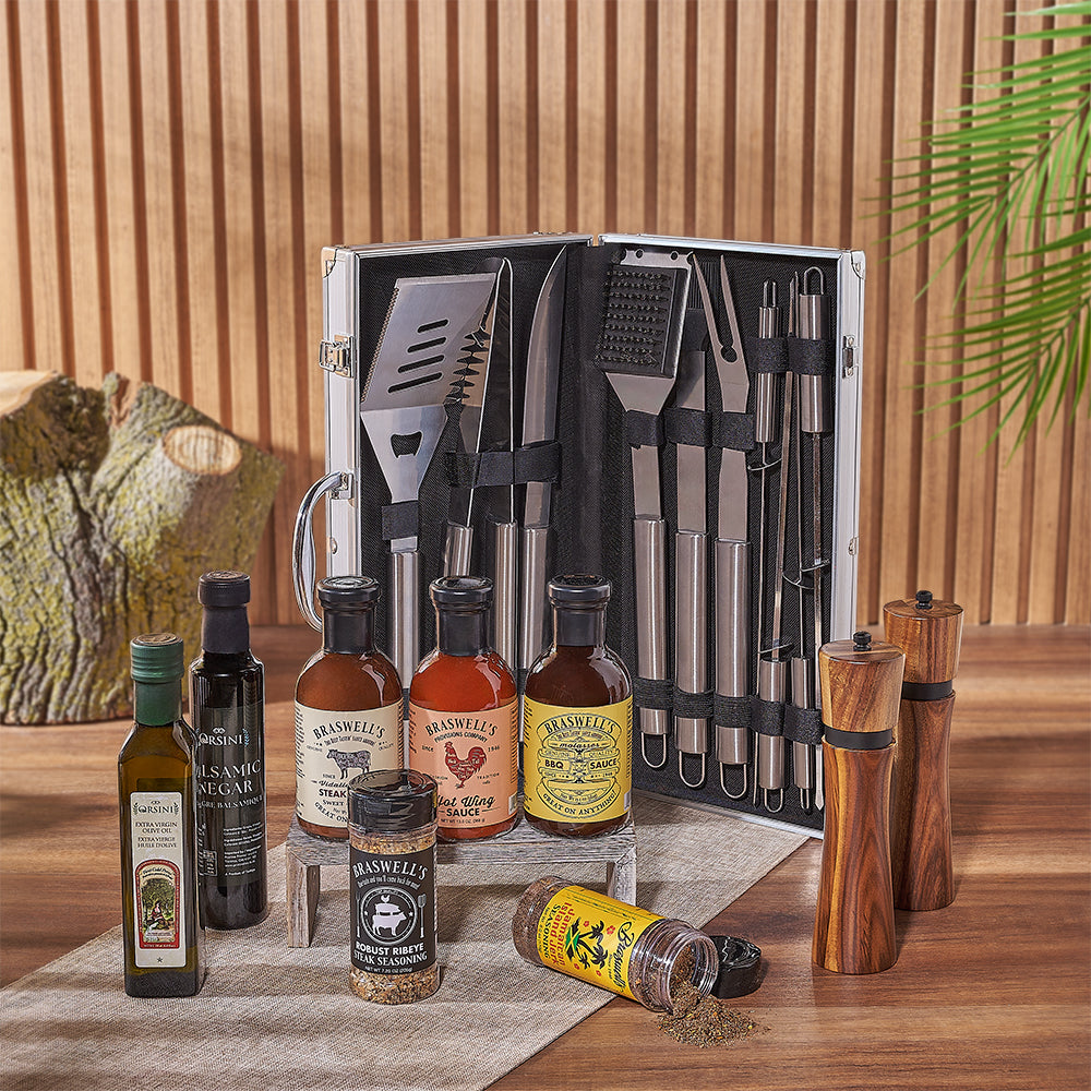 Zesty Barbeque Grill Gift Set - Grill gift baskets - Canada Delivery