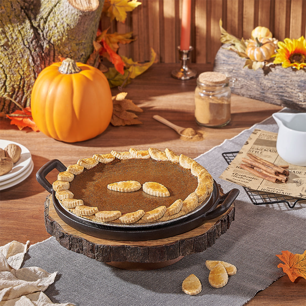 Traditional Pumpkin Pie – how the gift is presented