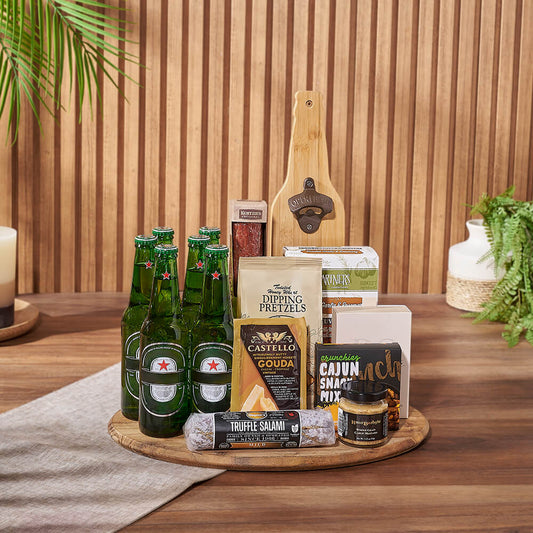 Beer & Cheese Lover's Basket, beer gift, beer, charcuterie gift, charcuterie, Canada delivery