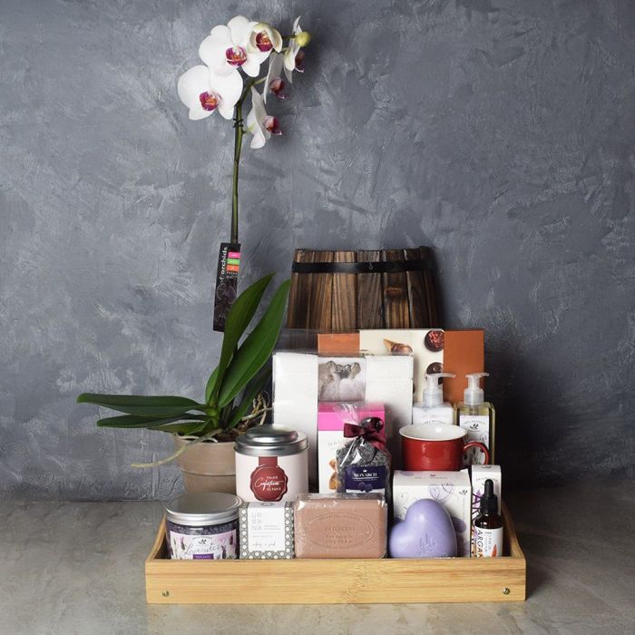 Bubbles & Bites Spa Gift Basket from Canada Baskets - Canada Delivery