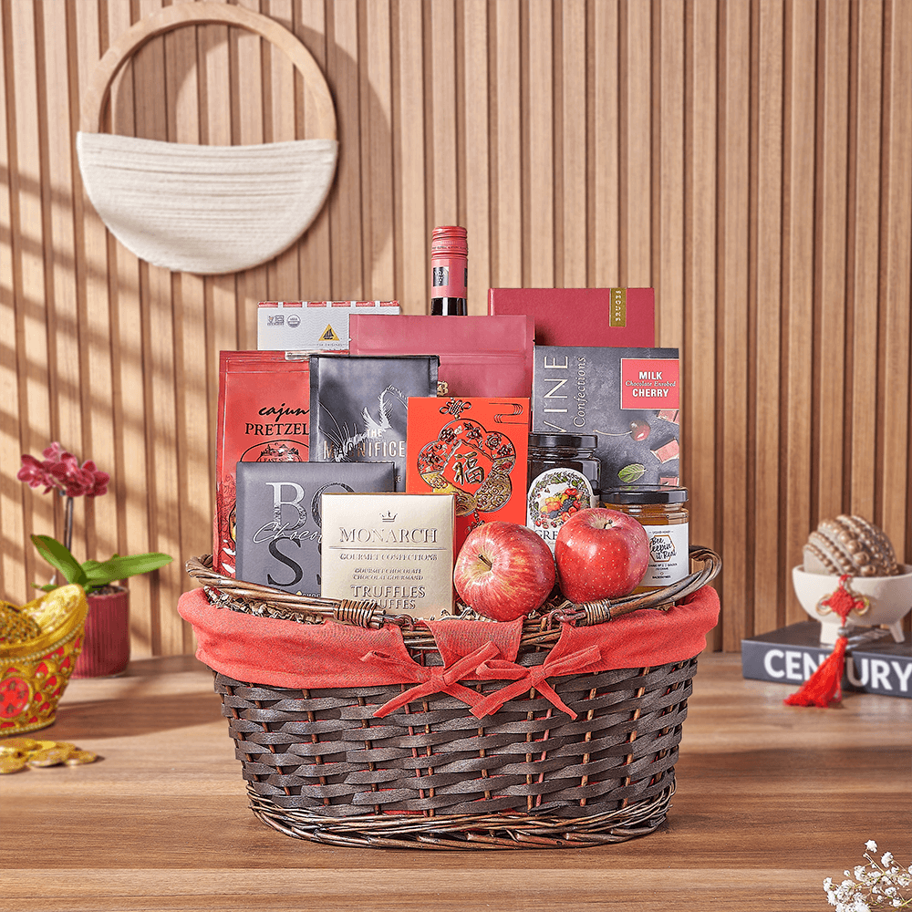 Chinese New Year Wine & Feast Gift, wine gift, wine, chinese new year gift, chinese new year, lunar new year gift, lunar new year, Canada delivery