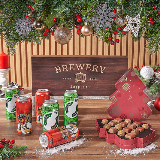 Christmas Cheer & Beer Gift Set, christmas gift, christmas, beer gift, beer, craft beer gift, craft beer, Canada delivery