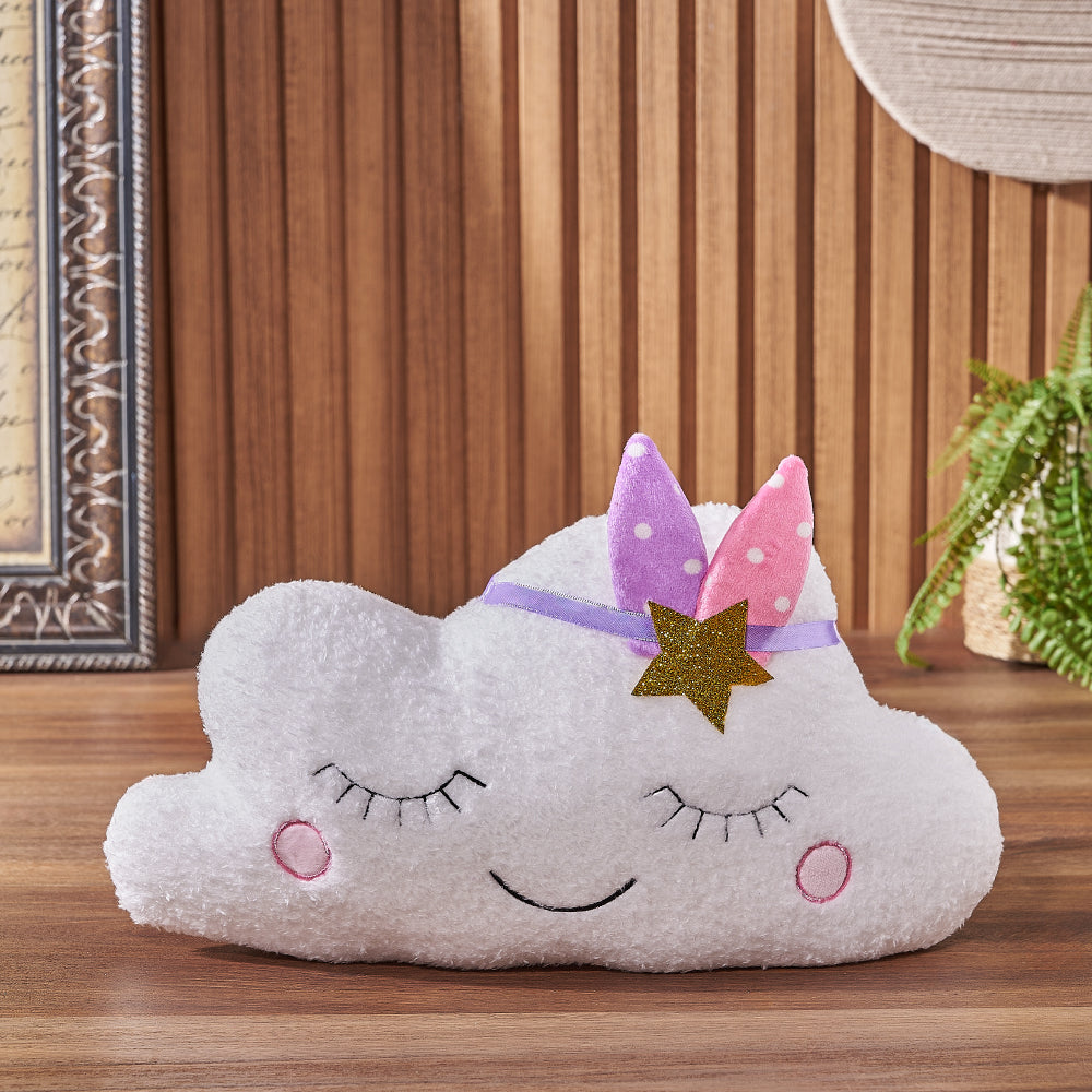 Embroidered Cloud Pillow Gift – how the gift is presented