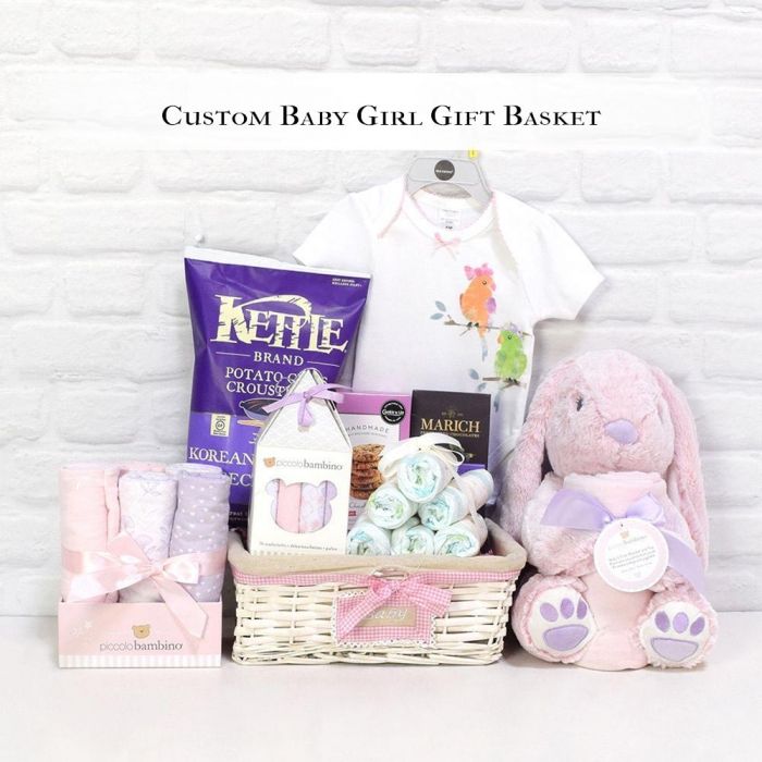 Custom Baby Girl Gift Basket from Canada Baskets - Canada Delivery