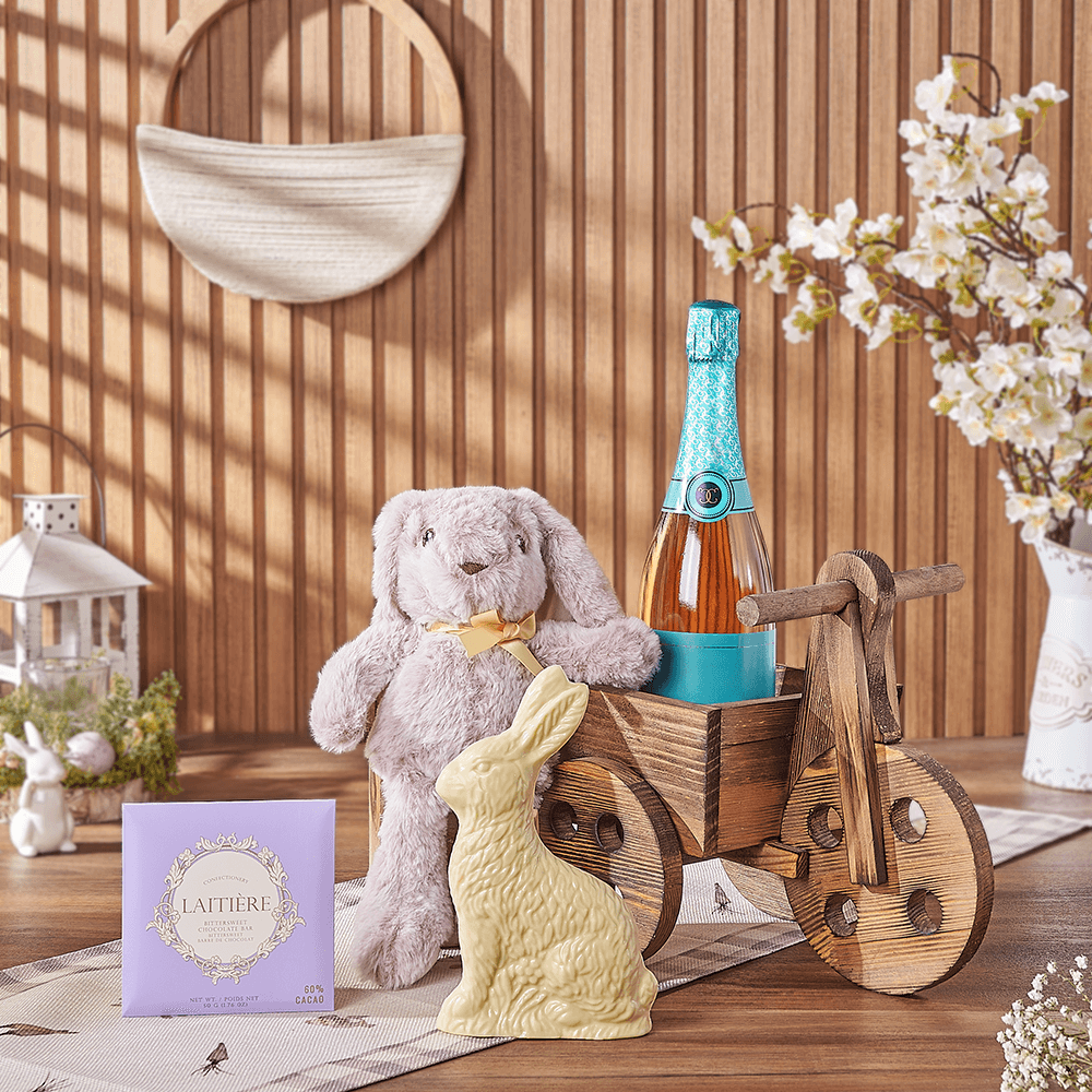 Sparkling Wine Easter Presentation – how the gift is presented