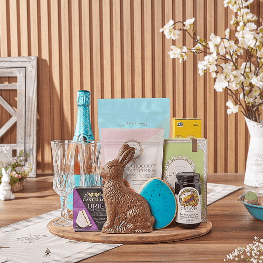 Easter Champagne Sharing Gift, champagne gift, champagne, sparkling wine gift, sparkling wine, chocolate gift, chocolate, easter gift, easter, Canada delivery