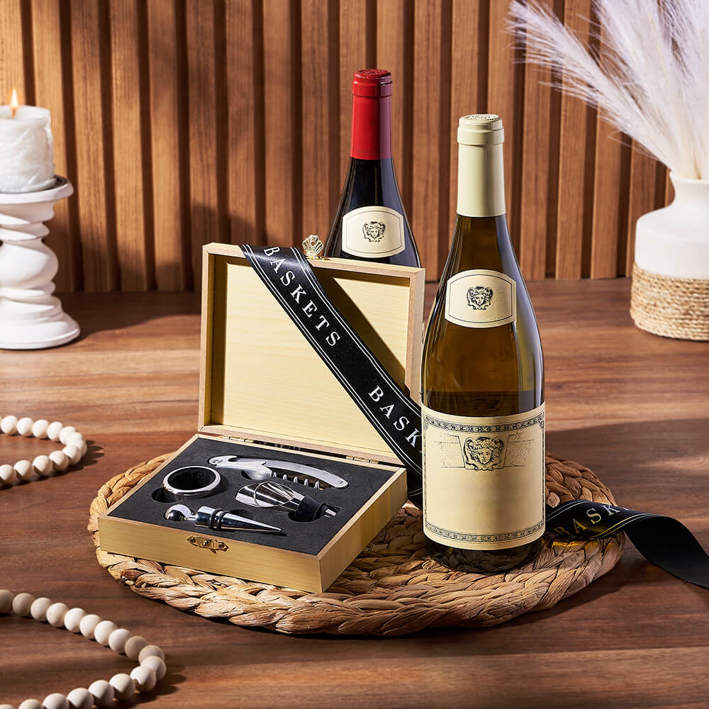 Two Bottles Wine Gift Box – how the gift is presented
