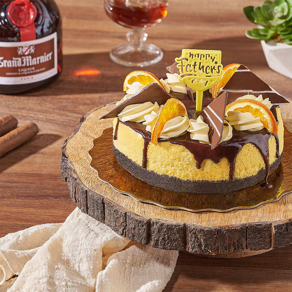 Father's Day Cheesecake – how the gift is presented