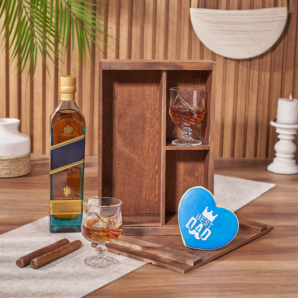 Father’s Day Spirits & Cookie Box, liquor gift, liquor, cookie gift, cookie, cigar gift, cigar, fathers day gift, fathers day, Canada delivery