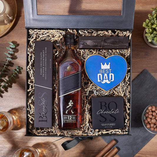 Father’s Day Spirits & Sweets Box, fathers day gift, fathers day, cookie gift, cookie, chocolate gift, chocolate, Canada delivery