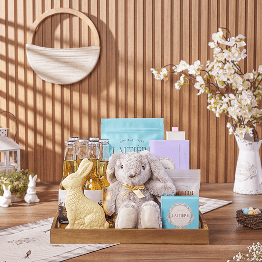 Festive Easter Beer & Candy Tray, easter gift, easter, beer gift, beer, chocolate gift, chocolate, Canada delivery