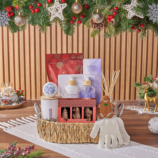 Holiday Treat & Spa Gift, spa gift, spa, Christmas gift, Christmas, chocolate gift, chocolate, Canada delivery