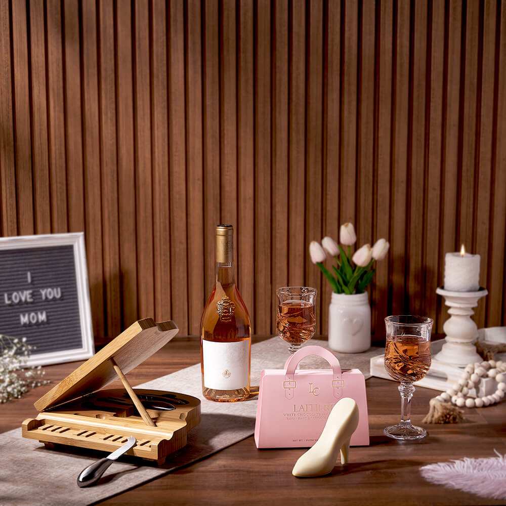 Palmerston Wine & Chocolate Basket For Mom, wine gift basket, wine, mothers day gift basket, mothers day, Canada Delivery