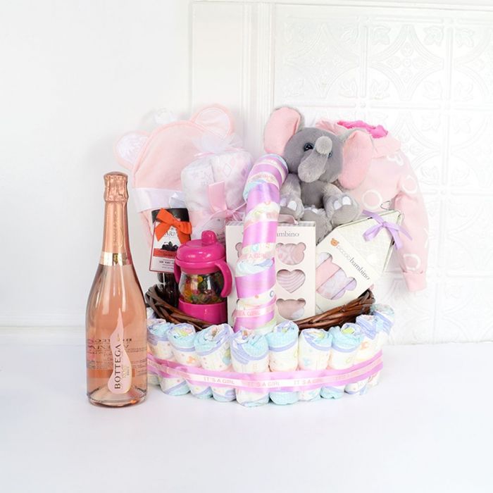 Pretty Little Rockstar Gift Set from Canada Baskets - Champagne Gift Basket - Canada Delivery.