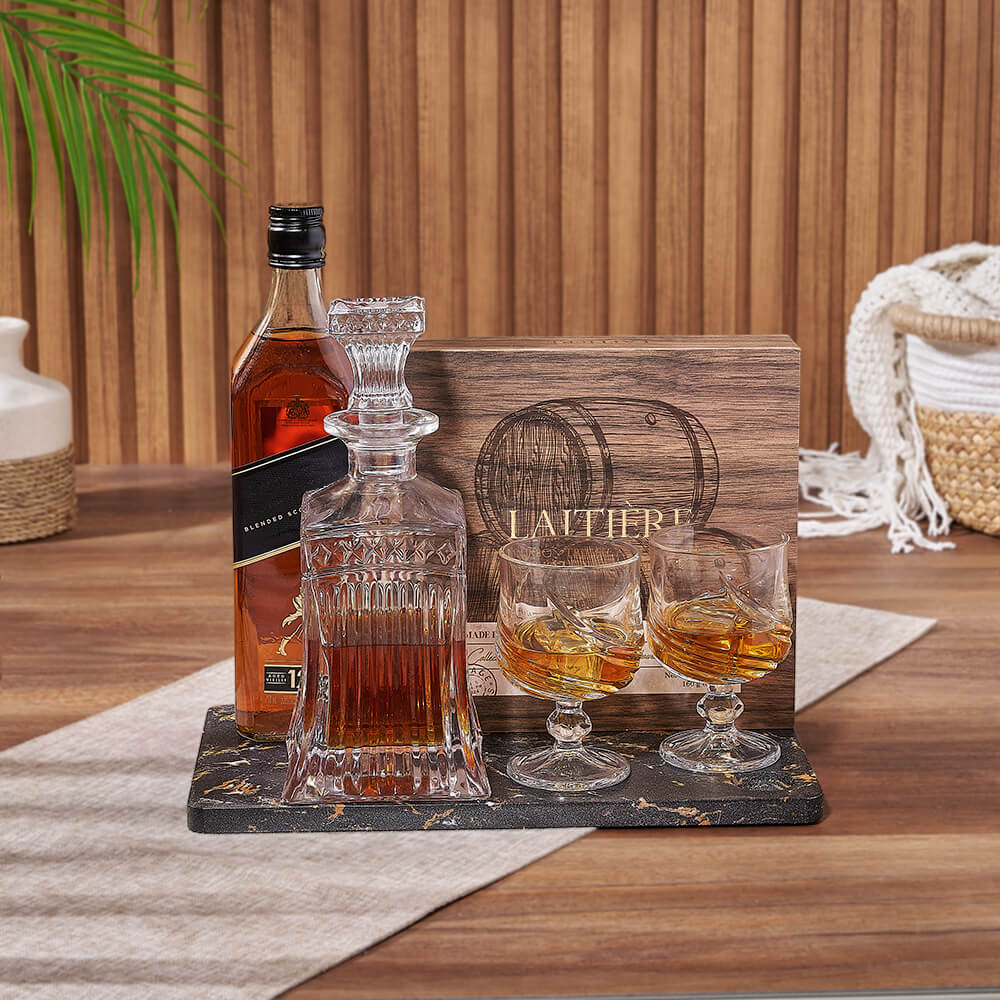 Richmond Hill Liquor & Chocolate Gift Basket, liquor gift, liquor, decanter gift, decanter, chocolate gift, chocolate, Canada delivery
