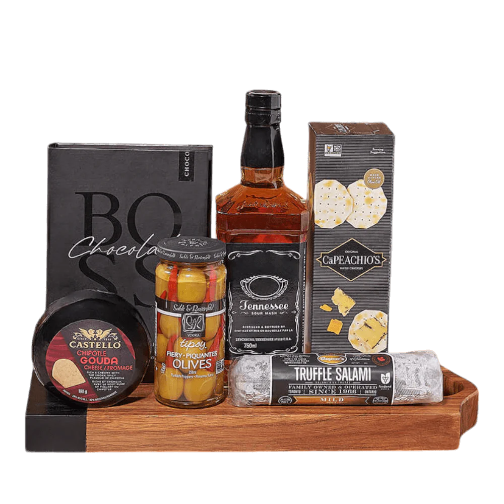 Salami, Cheese & Wine Basket Delivery Canada