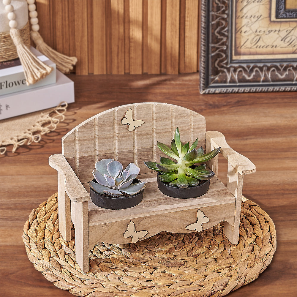 Wooden Bench Succulent Planter – how the gift is presented