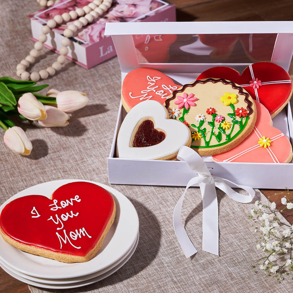 Mother's Day Themed Cookie Basket – how the gift is presented