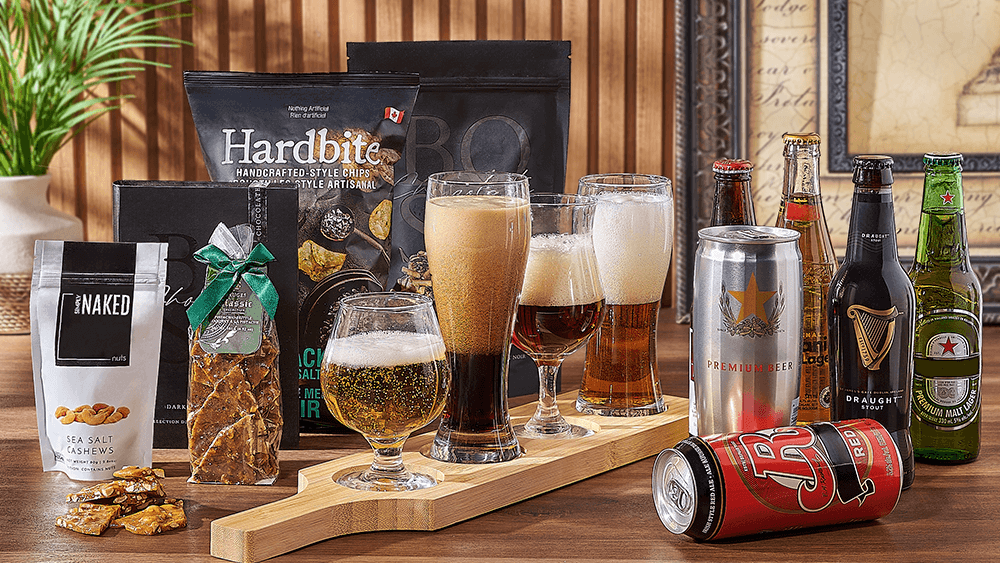 Sweet & Salty Beer Flight Sampler, beer gift, beer, chocolate gift, chocolate, Canada delivery