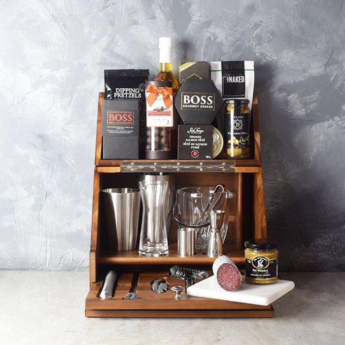 Surprise someone special with the Tabletop Bar Gift Set, Canada delivery
