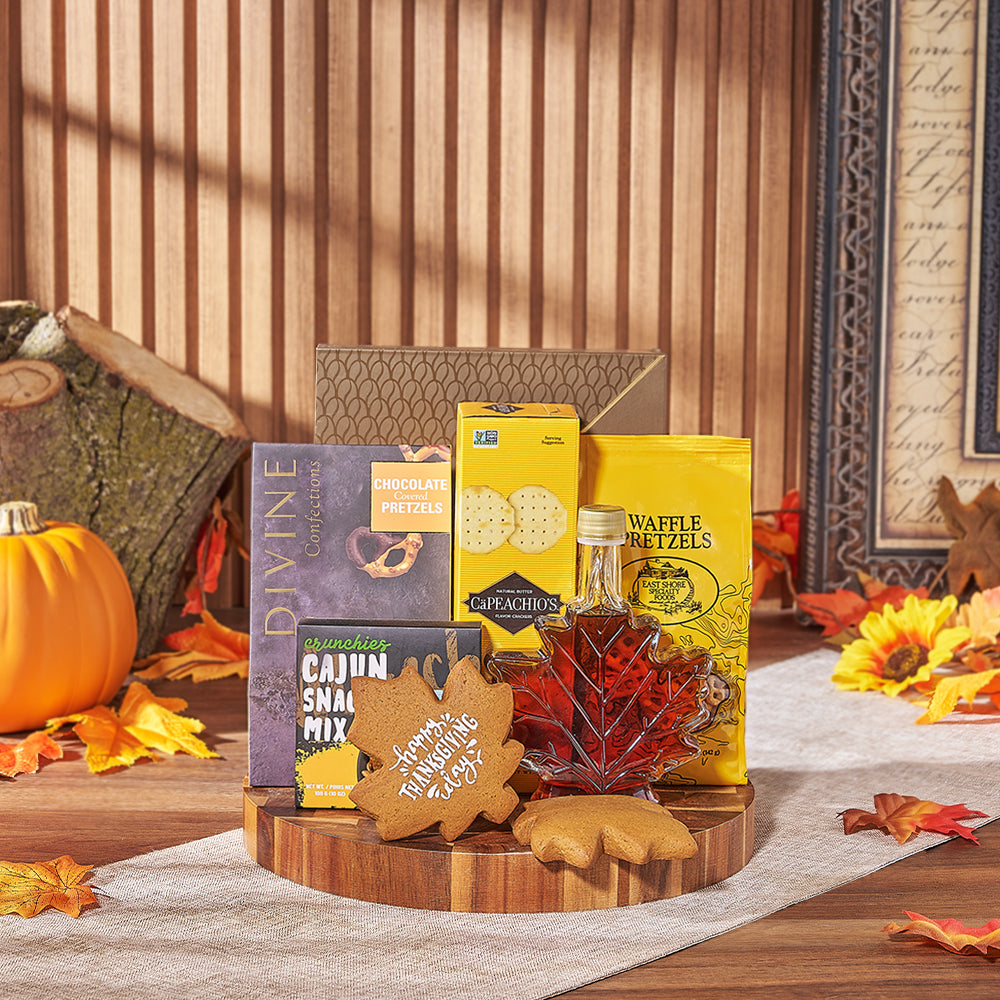Thanksgiving Sweet & Salty Snack Board, thanksgiving gift, thanksgiving, chocolate gift, chocolate, cookie gift, cookie, Canada delivery