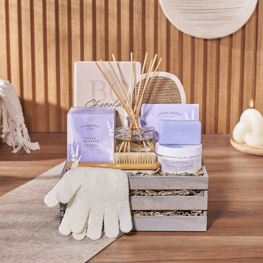 Radiant & Lavish Spa Gift Set - Spa gift basket - Canada delivery