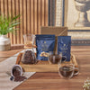 Delight any coffee aficionado with the Forest Hill Coffee & Snack Tray - Canada Baskets