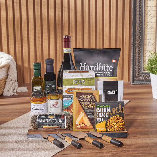 Indulge in classic deli delights with our Authentic Delicatessen Gift Basket - Canada Delivery