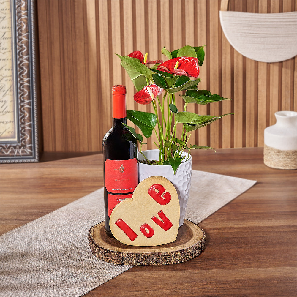 With the Dufferin Wine Gift Basket, treat your sweetheart to a timeless gift, Canada delivery 