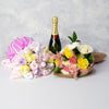 Baby Girl Bouquet Gift Set With Champagne from Canada Baskets -  Canada Delivery