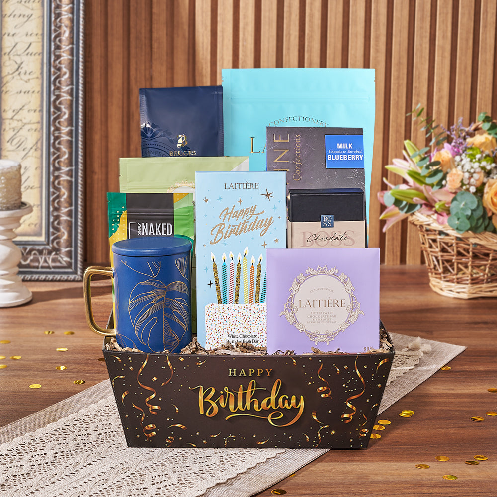 Birthday Artisan Chocolate Gift – how the gift is presented
