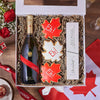 Canada Day Bubbly Gift Box, canada day gift, canada day, chocolate gift, chocolate, cookie gift, cookie, Canada delivery