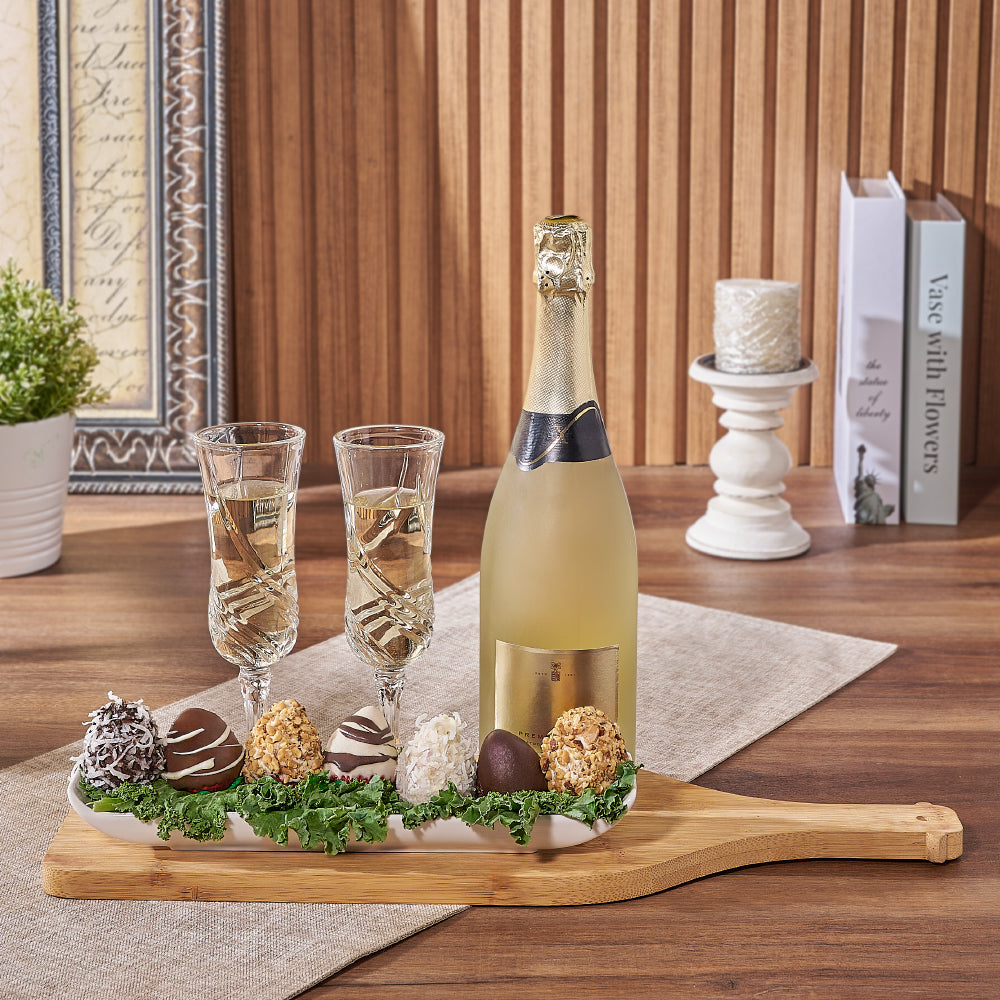 Champagne &amp; Chocolate Strawberry Sharing Gift, chocolate dipped strawberry gift, chocolate dipped strawberry, champagne gift, champagne, sparkling wine gift, sparkling wine, Canada delivery