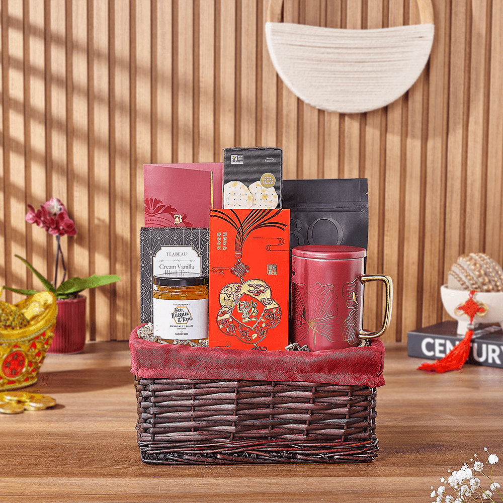 Chinese New Year Chocolate Coins Gift – how the gift is presented