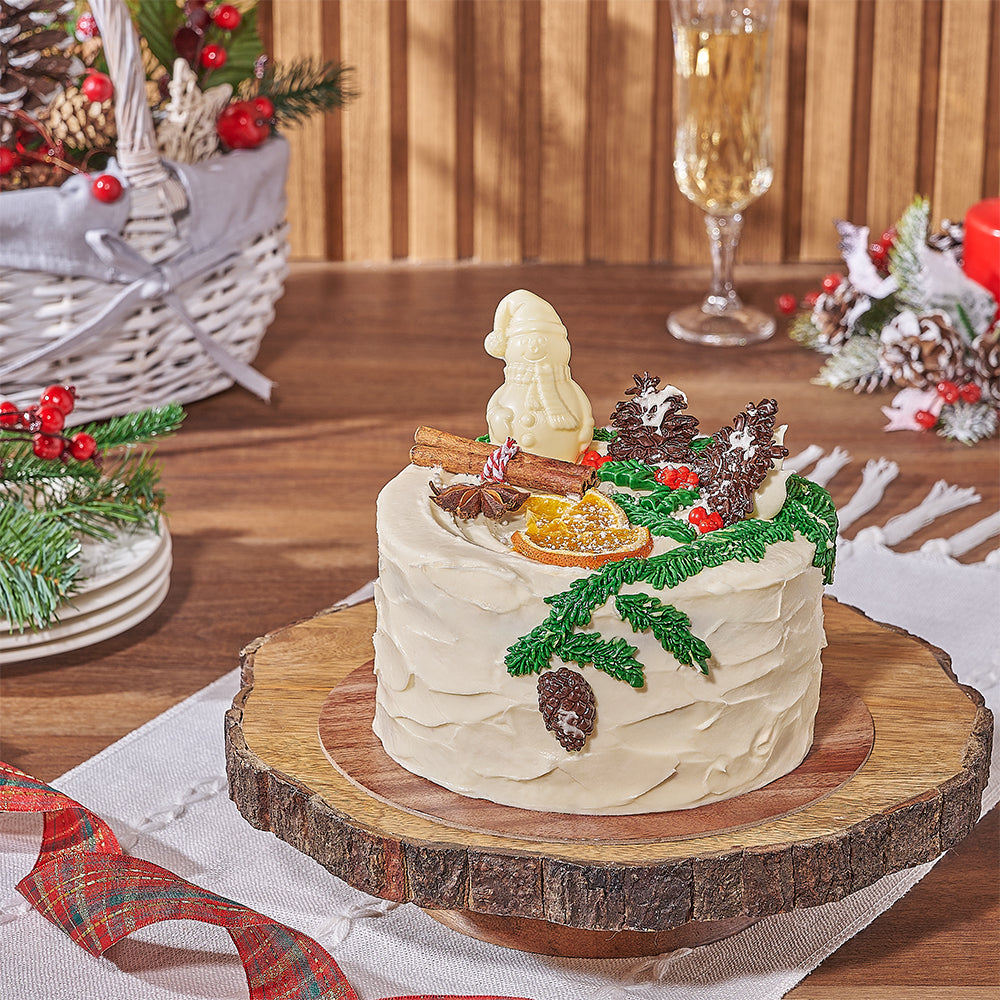 Holiday Red Velvet Cake – how the gift is presented