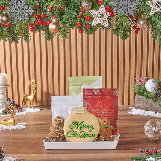 Christmas Cookie Gift Basket, christmas gift, christmas, cookie gift, cookie, Canada delivery