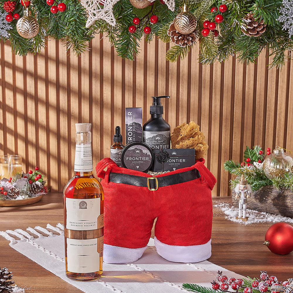 Christmas Liquor & Spa Gift Bag, liquor gift, liquor, spa gift, spa, Christmas gift, Christmas, men's spa gift, men's spa, Canada delivery