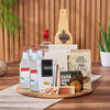 Coolers & Crunch Liquor Basket, liquor gift, liquor, chocolate gift, chocolate, Canada delivery