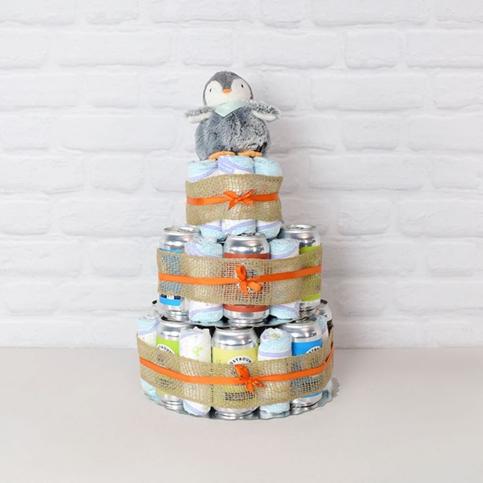 Craft Beer &amp; Baby Diapers Gift Set from Canada Baskets - Canada Delivery