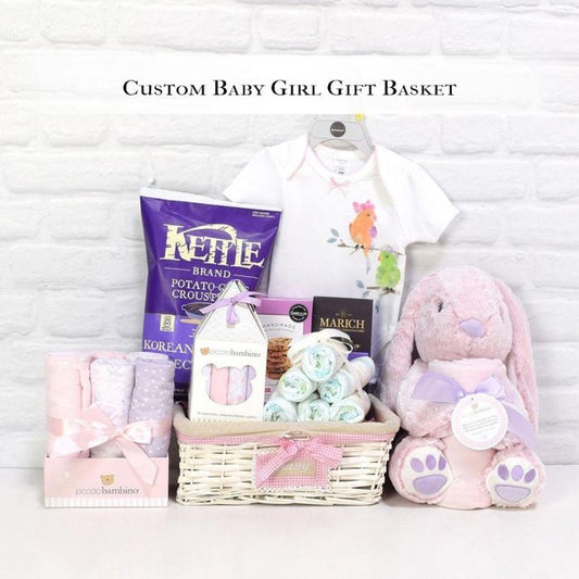 Custom Baby Girl Gift Basket from Canada Baskets - Canada Delivery