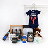 Deluxe Baby Boy Blue Gift Set from Canada Baskets - Beer Gift Set - Canada Delivery