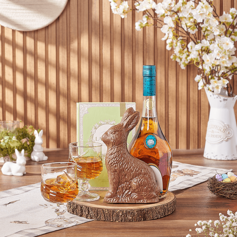 Easter Spirits &amp; Chocolate Gift, easter gift, easter, liquor gift, liquor, chocolate gift, chocolate, Canada delivery