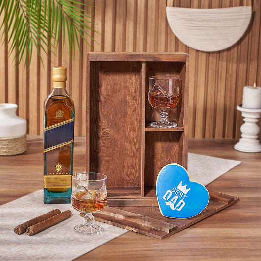 Father’s Day Spirits & Cookie Box, liquor gift, liquor, cookie gift, cookie, cigar gift, cigar, fathers day gift, fathers day, Canada delivery