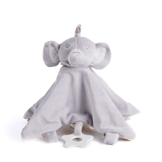 Grey Plush Elephant Blanket Canada Baskets- Canada Delivery