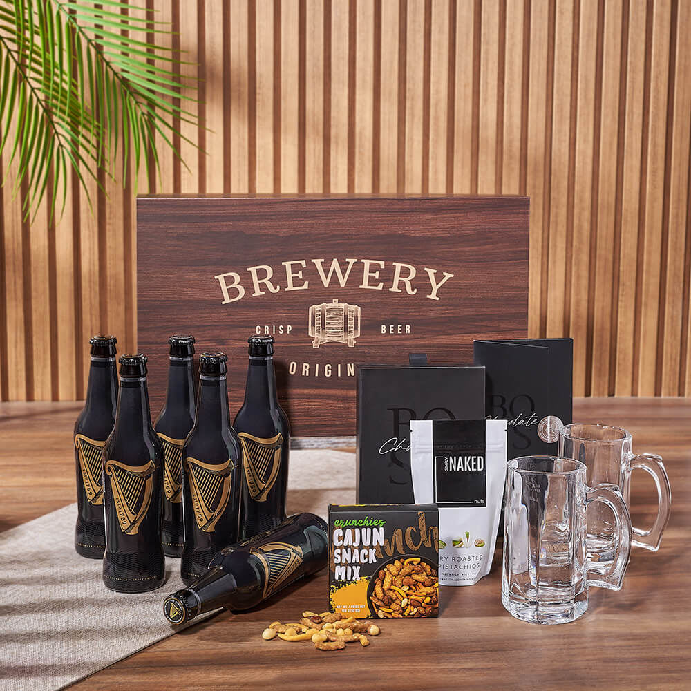 Guinness &amp; Goodies Gift Set, beer gift, beer, guinness gift, guinness, snack gift, snack, Canada delivery