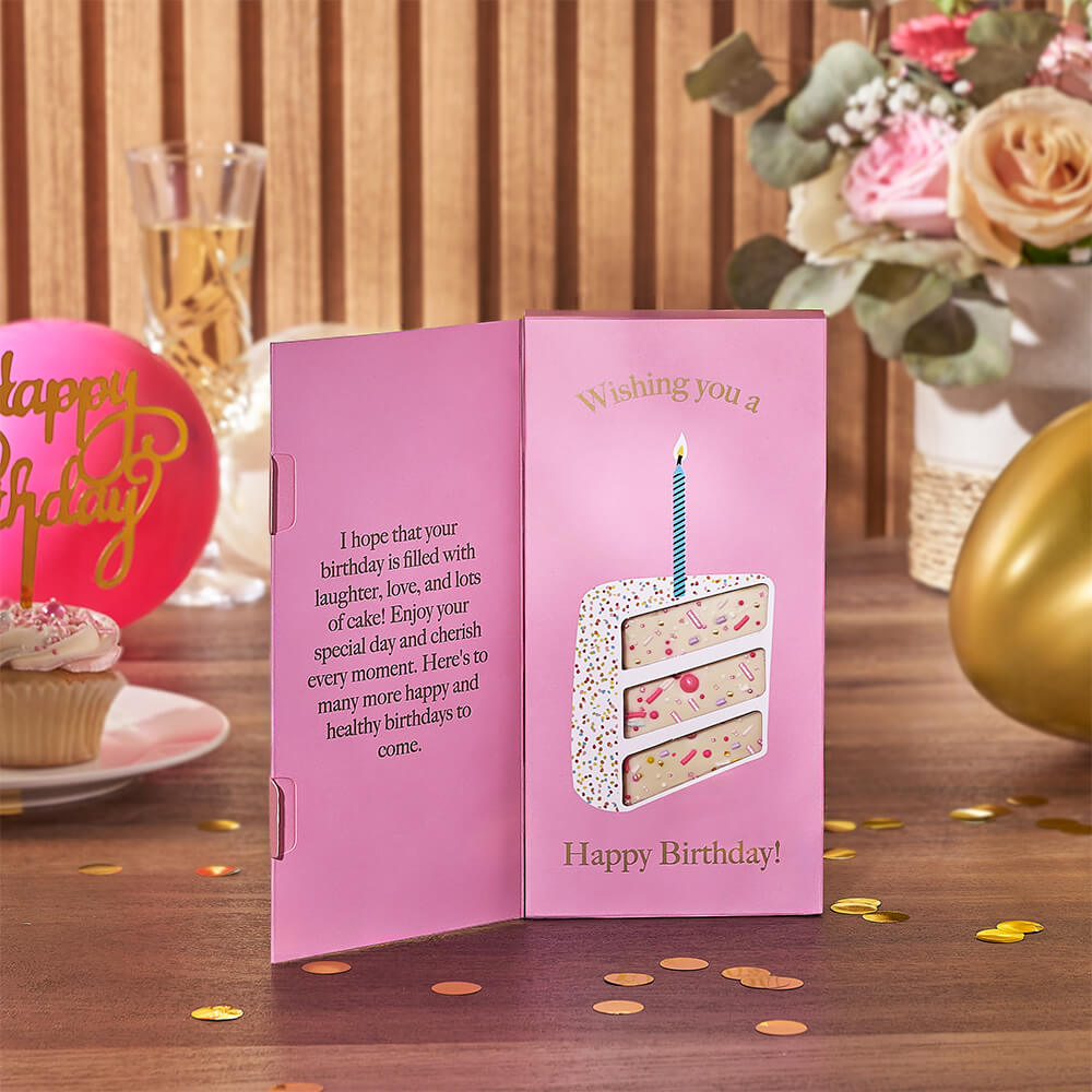 Happy Birthday Tea & Bubbly Tray, champagne gift, champagne, sparkling wine gift, sparkling wine, chocolate gift, chocolate, birthday gift, birthday, Canada delivery