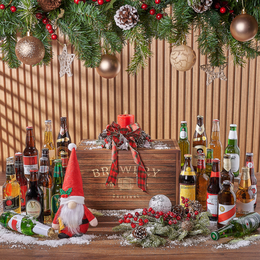 Christmas Beer 24-Bottle Gift Box – how the gift is presented