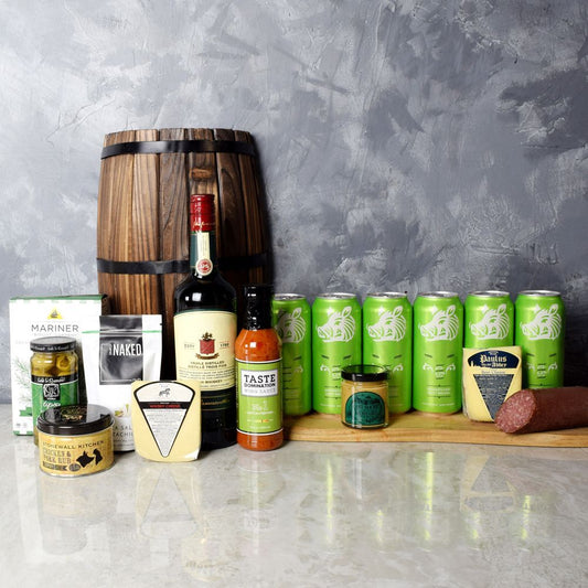 Quayside St. Patrick’s Day Basket Beers and Snacks Canada delivery to Canada delivery